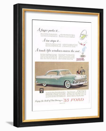 Ford 1955 a Finger Parks it-null-Framed Art Print