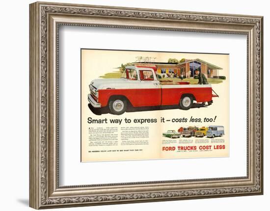 Ford 1957 Smart Way to Express-null-Framed Premium Giclee Print