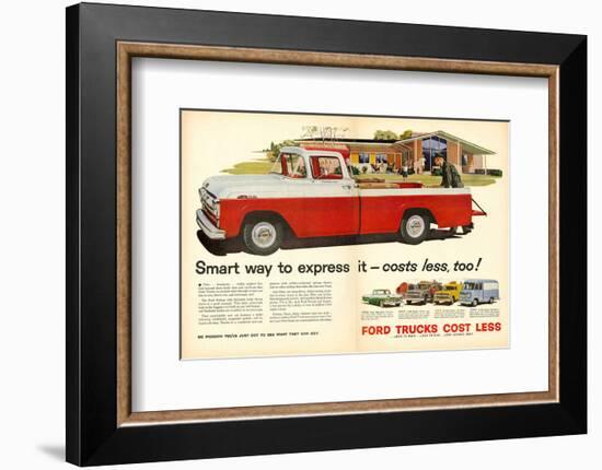 Ford 1957 Smart Way to Express-null-Framed Premium Giclee Print