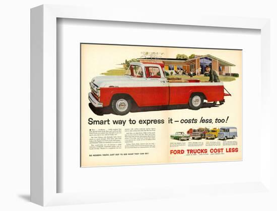 Ford 1957 Smart Way to Express-null-Framed Premium Giclee Print