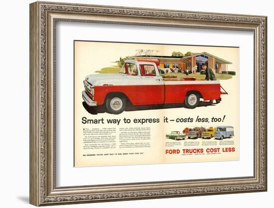 Ford 1957 Smart Way to Express-null-Framed Art Print