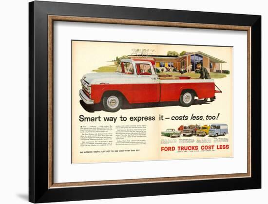 Ford 1957 Smart Way to Express-null-Framed Art Print