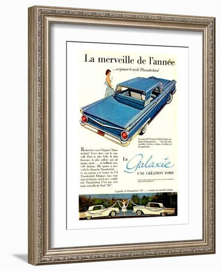 Ford 1959 Galaxie Merveille-null-Framed Art Print