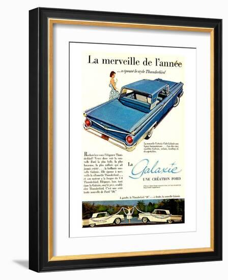 Ford 1959 Galaxie Merveille-null-Framed Art Print