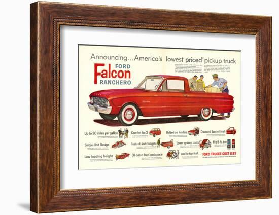 Ford 1960 Falcon Ranchero--Framed Art Print