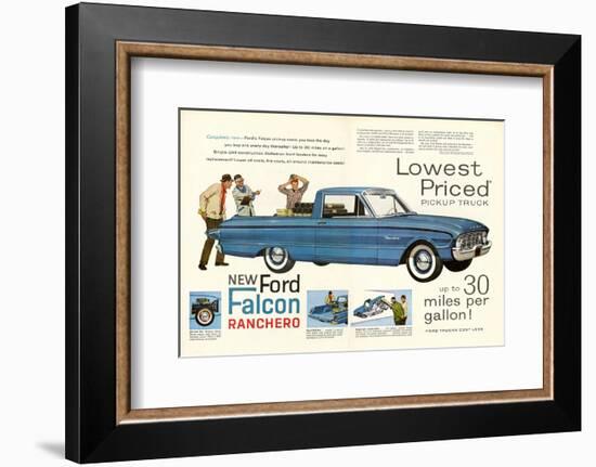 Ford 1960 New Falcon Ranchero-null-Framed Premium Giclee Print