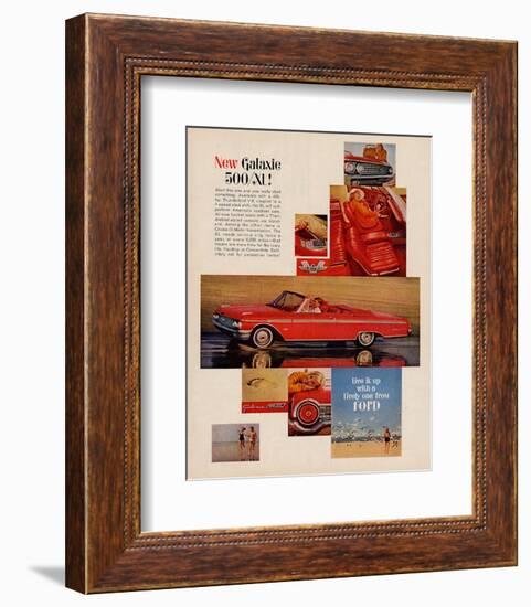 Ford 1962 Galaxie 500/SL-null-Framed Premium Giclee Print