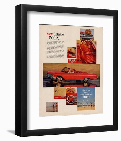 Ford 1962 Galaxie 500/SL-null-Framed Art Print