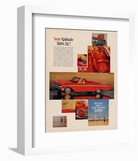 Ford 1962 Galaxie 500/SL-null-Framed Art Print