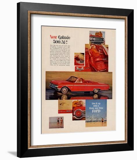 Ford 1962 Galaxie 500/SL-null-Framed Art Print