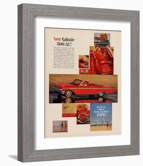 Ford 1962 Galaxie 500/SL-null-Framed Art Print