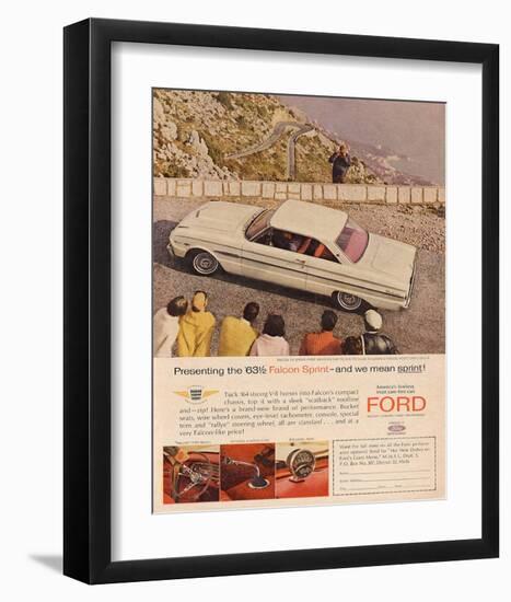 Ford 1963 '63½ Falcon Sprint-null-Framed Art Print