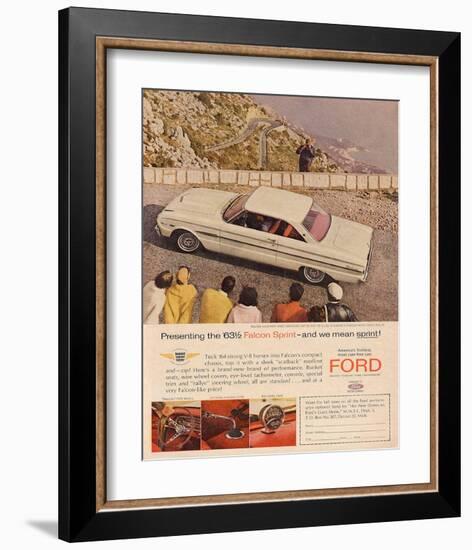 Ford 1963 '63½ Falcon Sprint-null-Framed Art Print