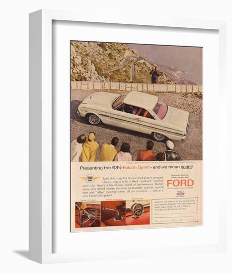 Ford 1963 '63½ Falcon Sprint-null-Framed Art Print