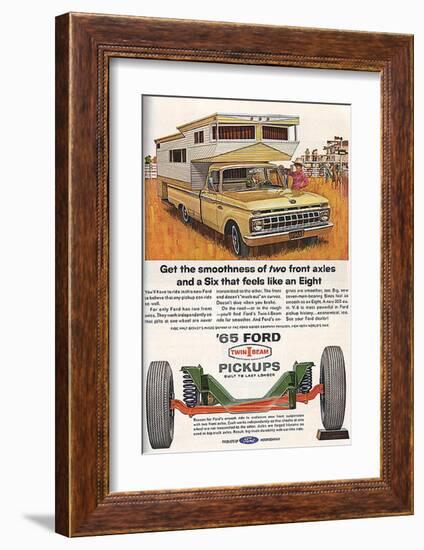 Ford 1965 Get Smoothness-null-Framed Art Print