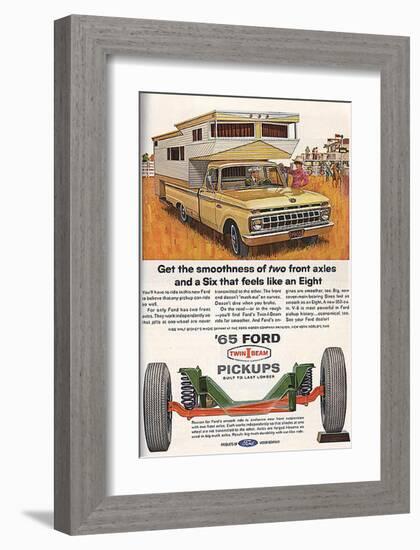 Ford 1965 Get Smoothness-null-Framed Art Print