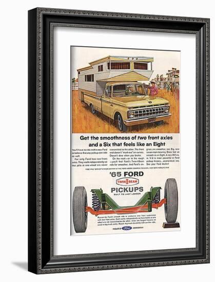 Ford 1965 Get Smoothness-null-Framed Art Print