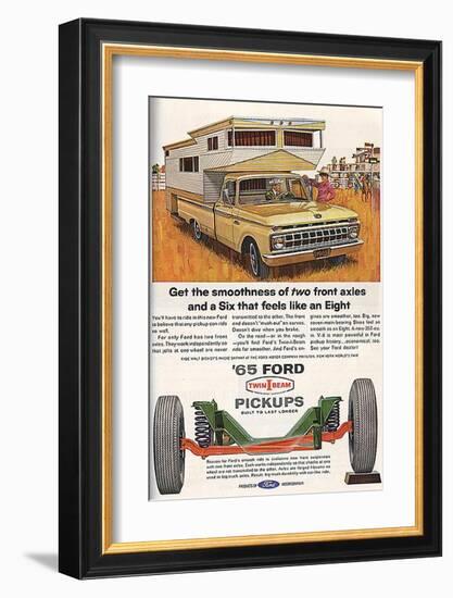 Ford 1965 Get Smoothness-null-Framed Art Print