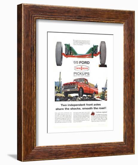 Ford 1965 Twin-I-Beam Pickups-null-Framed Premium Giclee Print