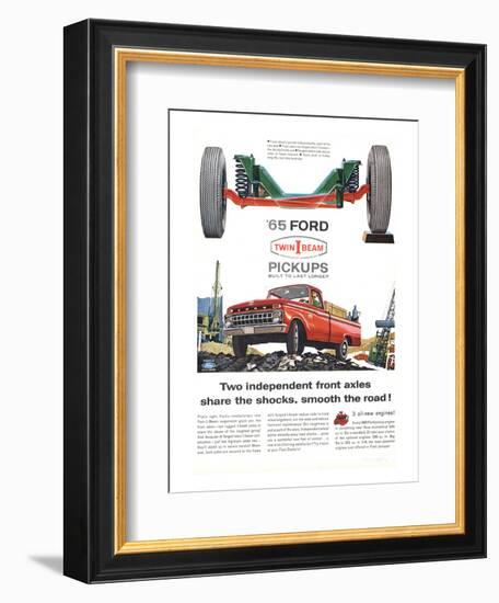 Ford 1965 Twin-I-Beam Pickups-null-Framed Premium Giclee Print