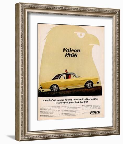 Ford 1966 Falcon Economy Champ-null-Framed Art Print