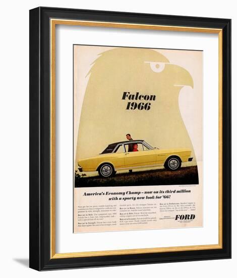 Ford 1966 Falcon Economy Champ-null-Framed Art Print