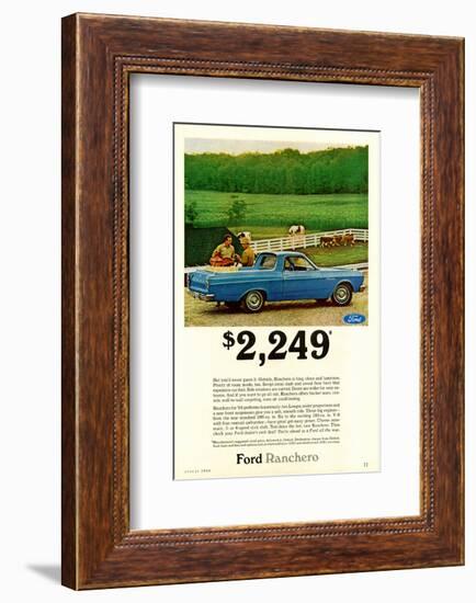 Ford 1966 Ford Ranchero-null-Framed Art Print