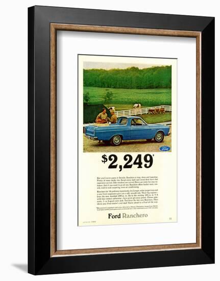 Ford 1966 Ford Ranchero-null-Framed Art Print