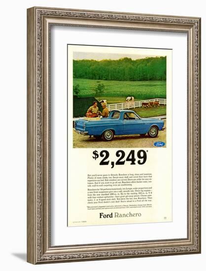 Ford 1966 Ford Ranchero-null-Framed Art Print