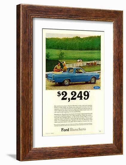 Ford 1966 Ford Ranchero-null-Framed Art Print