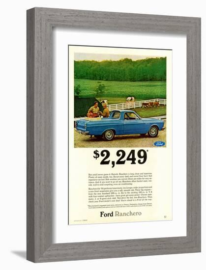 Ford 1966 Ford Ranchero-null-Framed Art Print