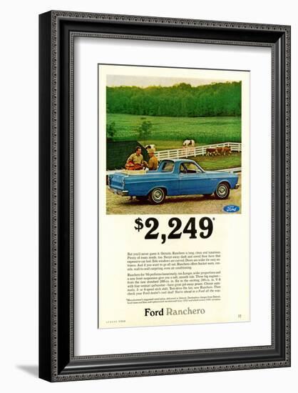 Ford 1966 Ford Ranchero-null-Framed Art Print