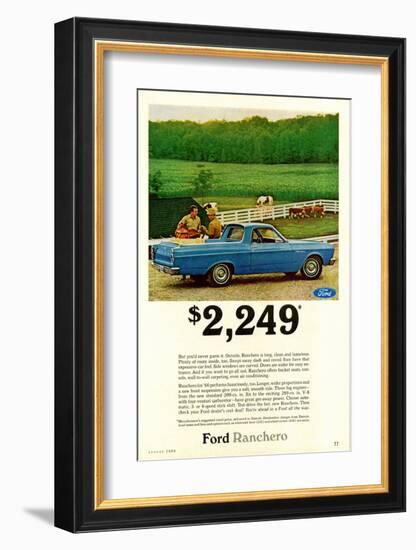 Ford 1966 Ford Ranchero-null-Framed Art Print
