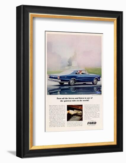 Ford 1966 Galaxie 500 XL-null-Framed Art Print