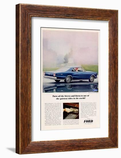 Ford 1966 Galaxie 500 XL-null-Framed Art Print