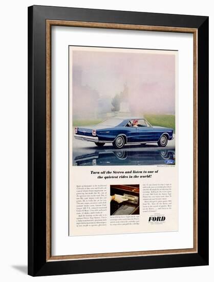 Ford 1966 Galaxie 500 XL-null-Framed Art Print