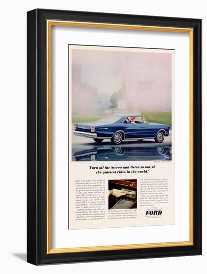 Ford 1966 Galaxie 500 XL-null-Framed Art Print