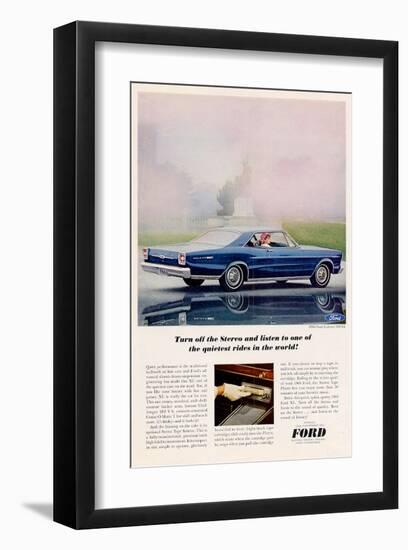 Ford 1966 Galaxie 500 XL-null-Framed Art Print