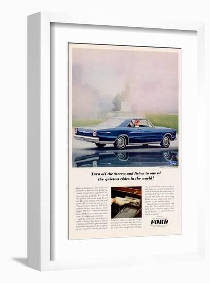Ford 1966 Galaxie 500 XL-null-Framed Art Print