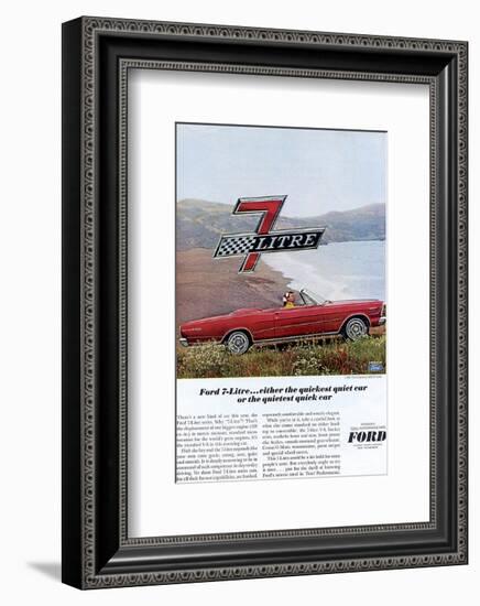 Ford 1966 Quiet Quick 7 Litre-null-Framed Art Print