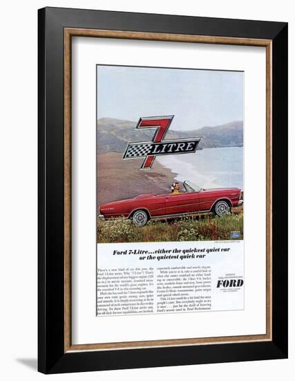 Ford 1966 Quiet Quick 7 Litre-null-Framed Art Print