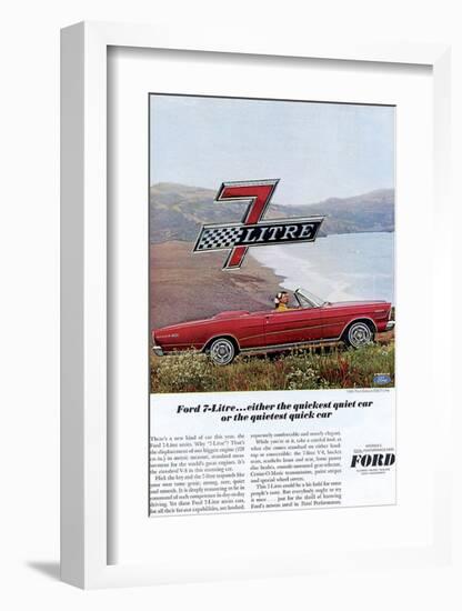 Ford 1966 Quiet Quick 7 Litre-null-Framed Art Print