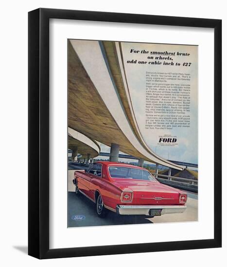 Ford 1966 Smoothest Brute-null-Framed Art Print