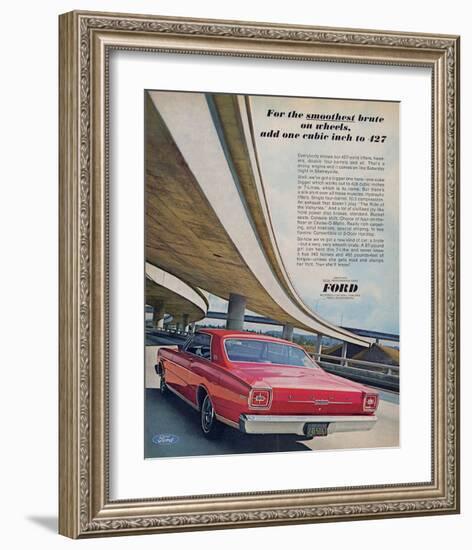 Ford 1966 Smoothest Brute-null-Framed Art Print