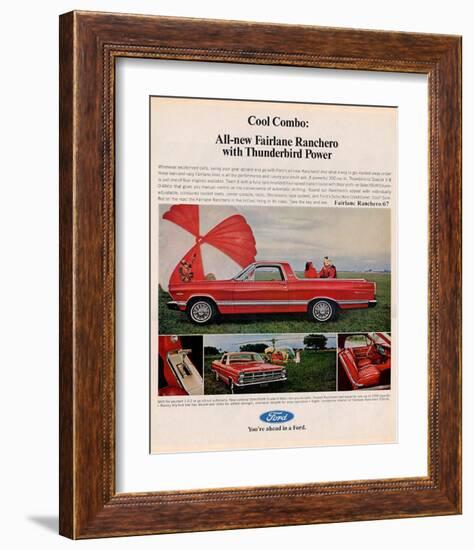 Ford 1967 Cool Combo Ranchero-null-Framed Art Print