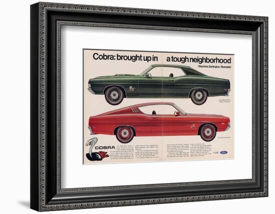 Ford 1969 Cobra Sportsroof-null-Framed Premium Giclee Print