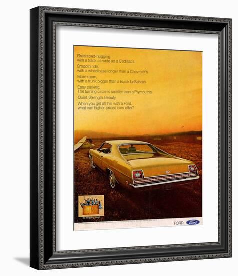 Ford 1969 It's the Going Thing-null-Framed Art Print