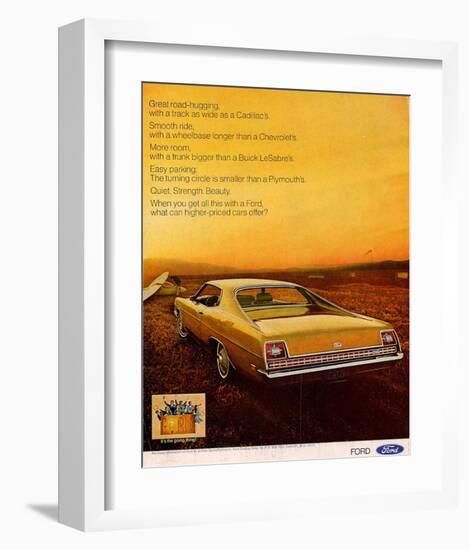 Ford 1969 It's the Going Thing-null-Framed Art Print
