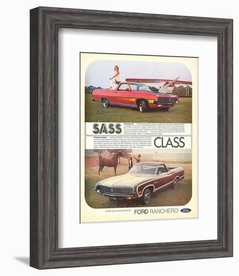 Ford 1971 Ranchero GT - Class-null-Framed Art Print