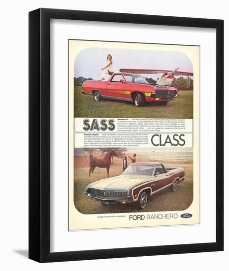 Ford 1971 Ranchero GT - Class-null-Framed Art Print